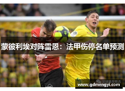 蒙彼利埃对阵雷恩：法甲伤停名单预测